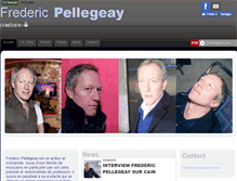 Tablet Screenshot of fredericpellegeay.com